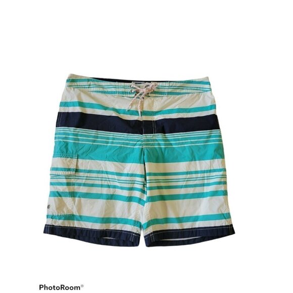 J. Crew Men's Swim Trunks Board Shorts Size 31 Lin - Picture 1 of 7